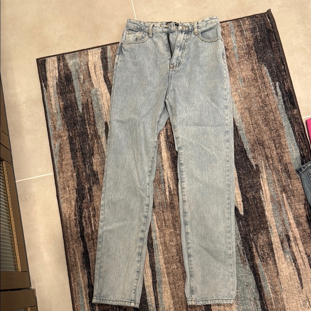 PrettyLittleThing Gray Boot Cut Jeans